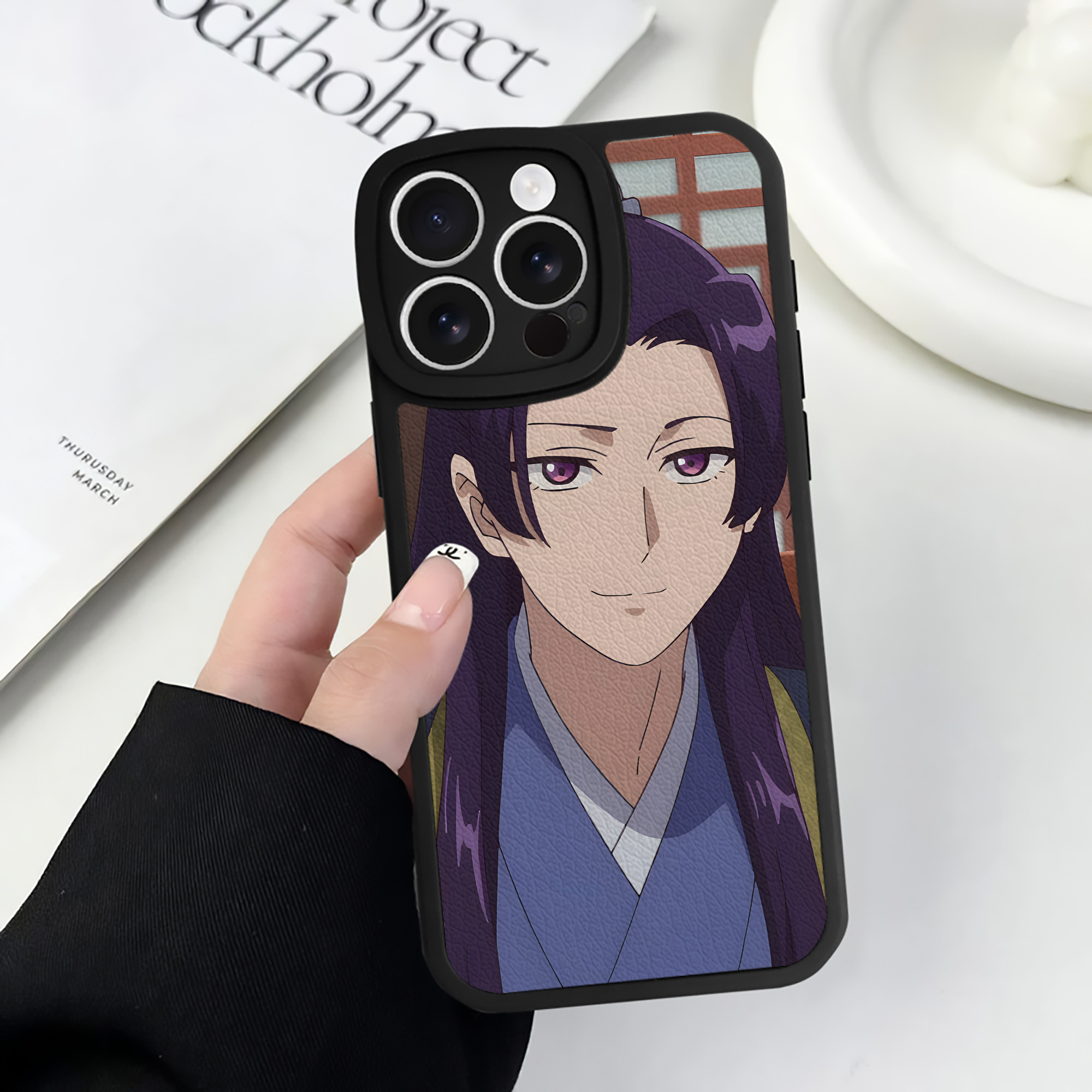 薬屋のひとりごと The Apothecary Diaries 【iPhone 16シリーズ対応】シリコンスマホケース（レザー調） 材質：シリコン